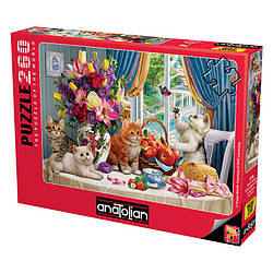 Пазл Anatolian 3336 Пухнасті кошенята у вітальні 260 XL елементів