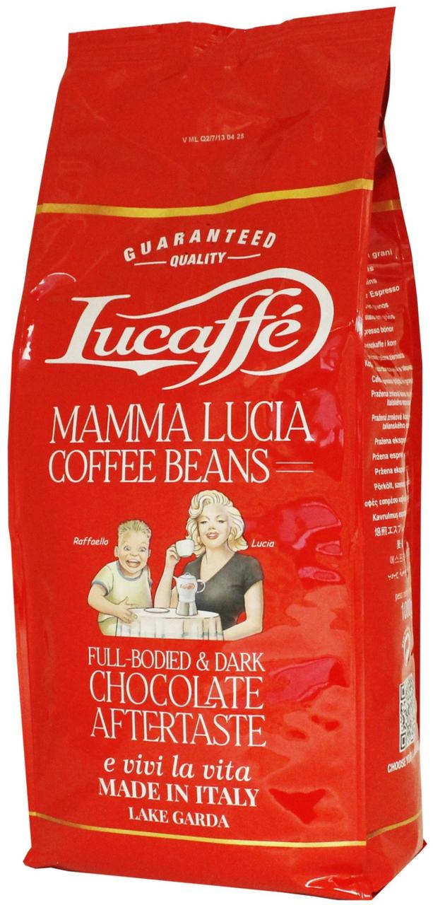 ОРИГІНАЛ! Кава в зернах Lucaffe Mamma Lucia 1000г Італія преміум кава Люкафе з ніжною шоколадною ноткою