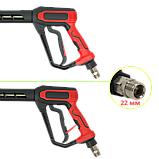 Професійний пістолет на мийку високого тиску G-23 (М22 280 бар) із ручкою, фото 8