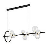 Дизайнерська люстра 918LP267-10 BK+CL, фото 2