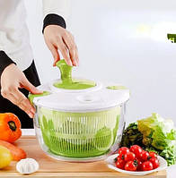 Сушарка для листя салату Ручна сушарка для салату, зелені, фруктів Сушарка-центрифуга для миття зелені M^S