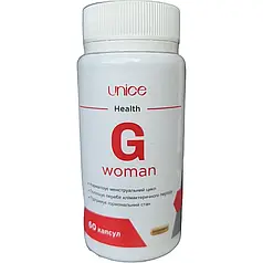 Дієтична добавка G WOMAN (Джі вумен) UNICE, для нормалізації гормонального стану жінки 60 кап Приморский край