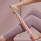 Скалка-масажер для тіла антицелюлітний, 48,6 см, Рожевий / Механічний масажер / Масажер для тіла ручний, фото 2