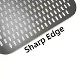 Лопата для піци перфорована 35х79 см алюмінієва, фото 3