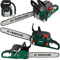 Бензиновая пила PARKSIDE PBKS 53 A2 СТОК Бензопила для дачи 2 кВт 2 лс Пила цепная (шина 45 см) Пилы бензиновые бензопила