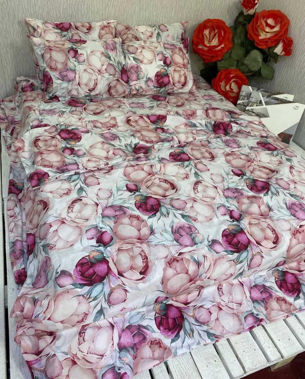 Постільна білизна бязь Півонія, фото 1
