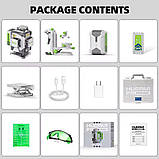 Лазерний рівень нівелір Huepar ZK04CG ВІДКАЛІБРОВАНИЙ, фото 2