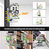 Лазерний рівень нівелір Huepar ZK04CG ВІДКАЛІБРОВАНИЙ, фото 7