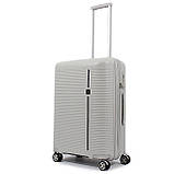 Валіза середня M поліпропілен сіра 68х48х27+5/79л/4кг/Airtex 252, фото 2