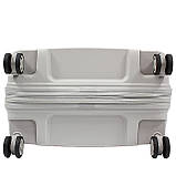 Валіза середня M поліпропілен сіра 68х48х27+5/79л/4кг/Airtex 252, фото 7