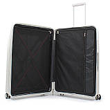 Набір валіз Франція (L M S-3шт) поліпропілен сірий/Airtex 252, фото 9