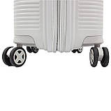 Валіза середня M поліпропілен сіра 68х48х27+5/79л/4кг/Airtex 252, фото 9