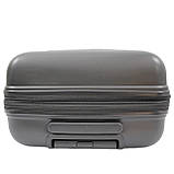 Набір валіз Франція (L M S-3шт) поліпропілен чорний/Airtex 252, фото 5