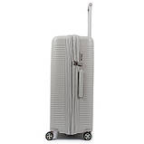 Валіза велика L поліпропілен зелена 78х54х32+5/124л/4.8кг/Airtex 252, фото 4