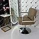 Стильне гідравлічне перукарське крісло Bronx хромованій дисковій базі, фото 8