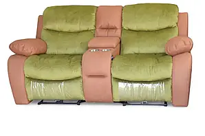 Двомісний диван «Версаль» диван-реклайнер з баром та підсклянниками для максимального комфорту відпочинку