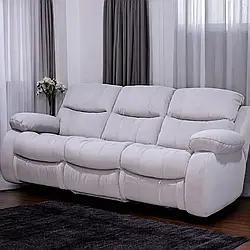 Комфортний диван-реклайнер Версаль з трьома посадковими місцями та електромеханізмом