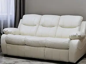 Компактний тримісний диван «Версаль» з розкладним механізмом та повноцінним спальним місцем