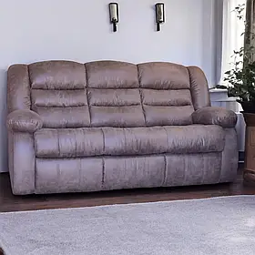 Тримісний розкладний диван ОНТАРІО з повноцінним спальним місцем 140×190 см (SEDAFLEX)