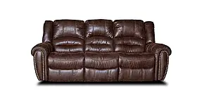 Тримісний розкладний диван-реклайнер ШЕФІЛД з механічним управлінням