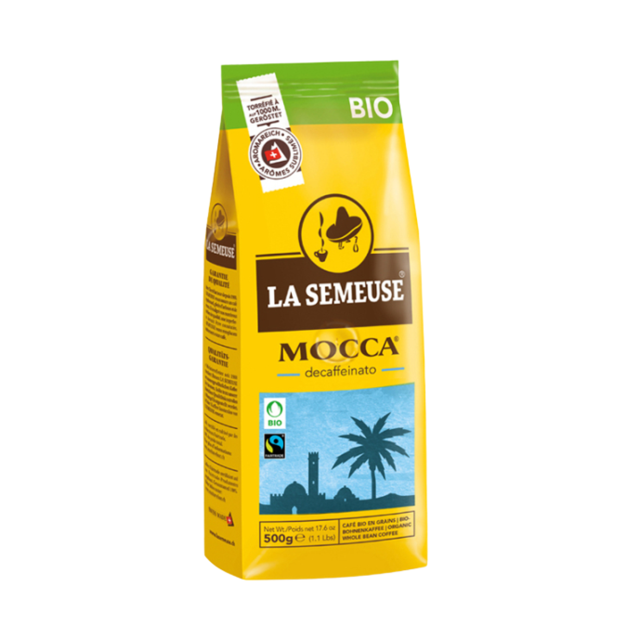 Кава в зернах La Semeuse Mocca BIO decaf 100% Арабика 500g, фото 1