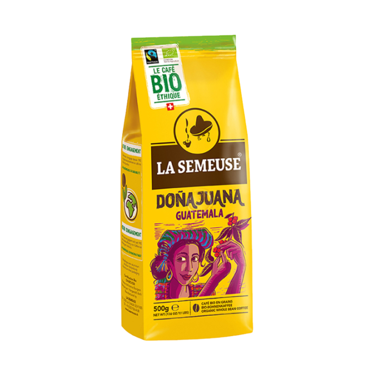 Кава в зернах La Semeuse Guatemala Dona Juana 500g Whole Beans, фото 1
