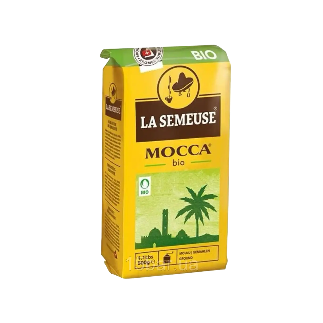 Кава мелена La Semeuse Mocca BIO 100% Арабика 500g