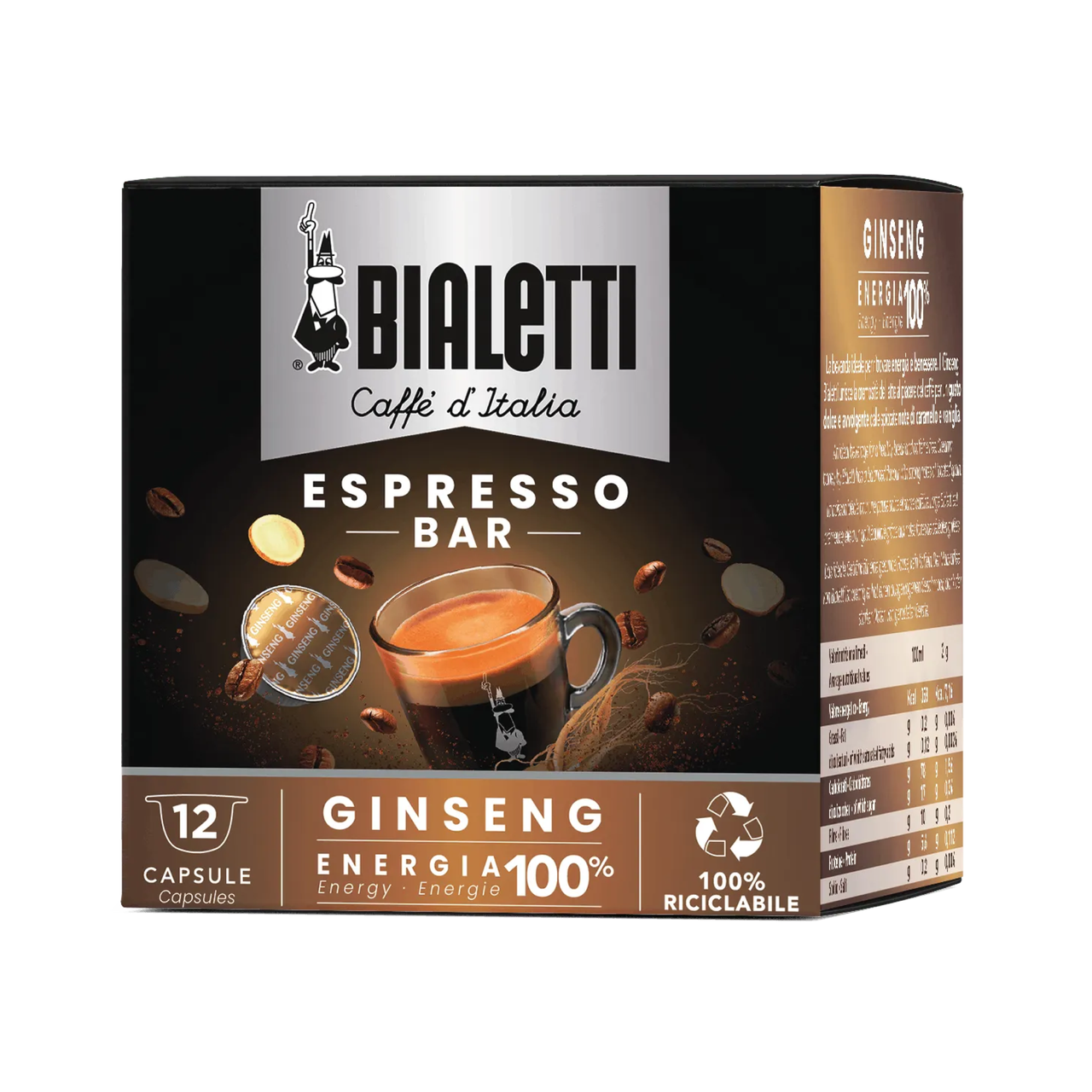 Кавовий напій у капсулах Bialetti Espresso Bar Ginseng, фото 1