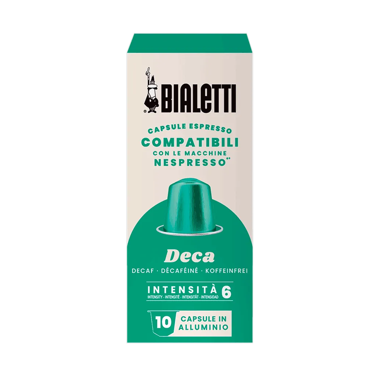 Кава у капсулах Bialetti Nespresso Decaffeinato, фото 1