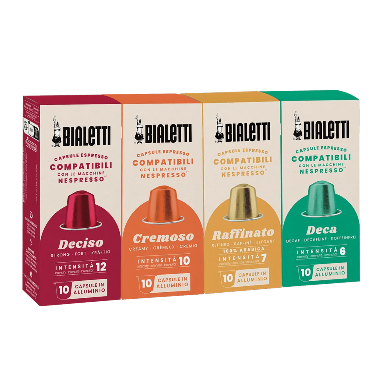 Набір кави у капсулах Bialetti Nespresso Сет 4 (40 шт)