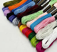 Муліне набір 24 шт, різні кольори, нитки для вишивання