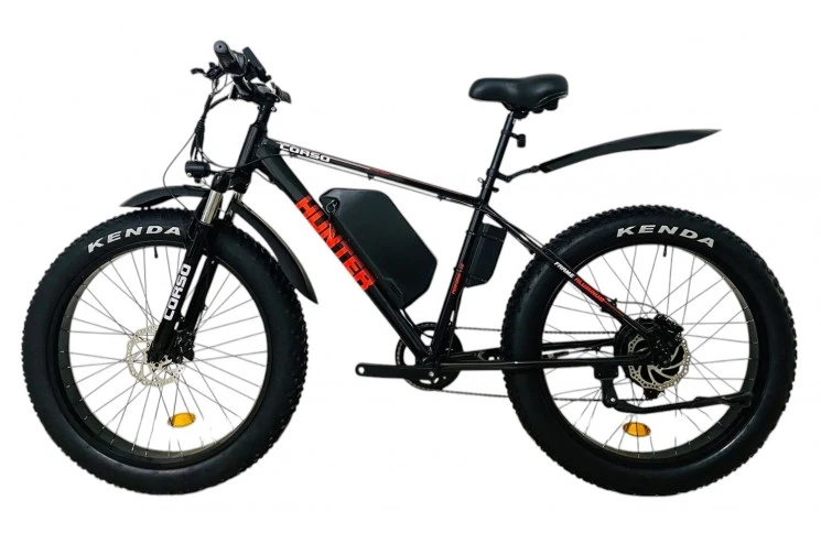 Електровелосипед Corso Hunter колеса 26 дюймів фетбайк 500W 48V20Ah Shimano 7 швидкостей алюмінієва рама