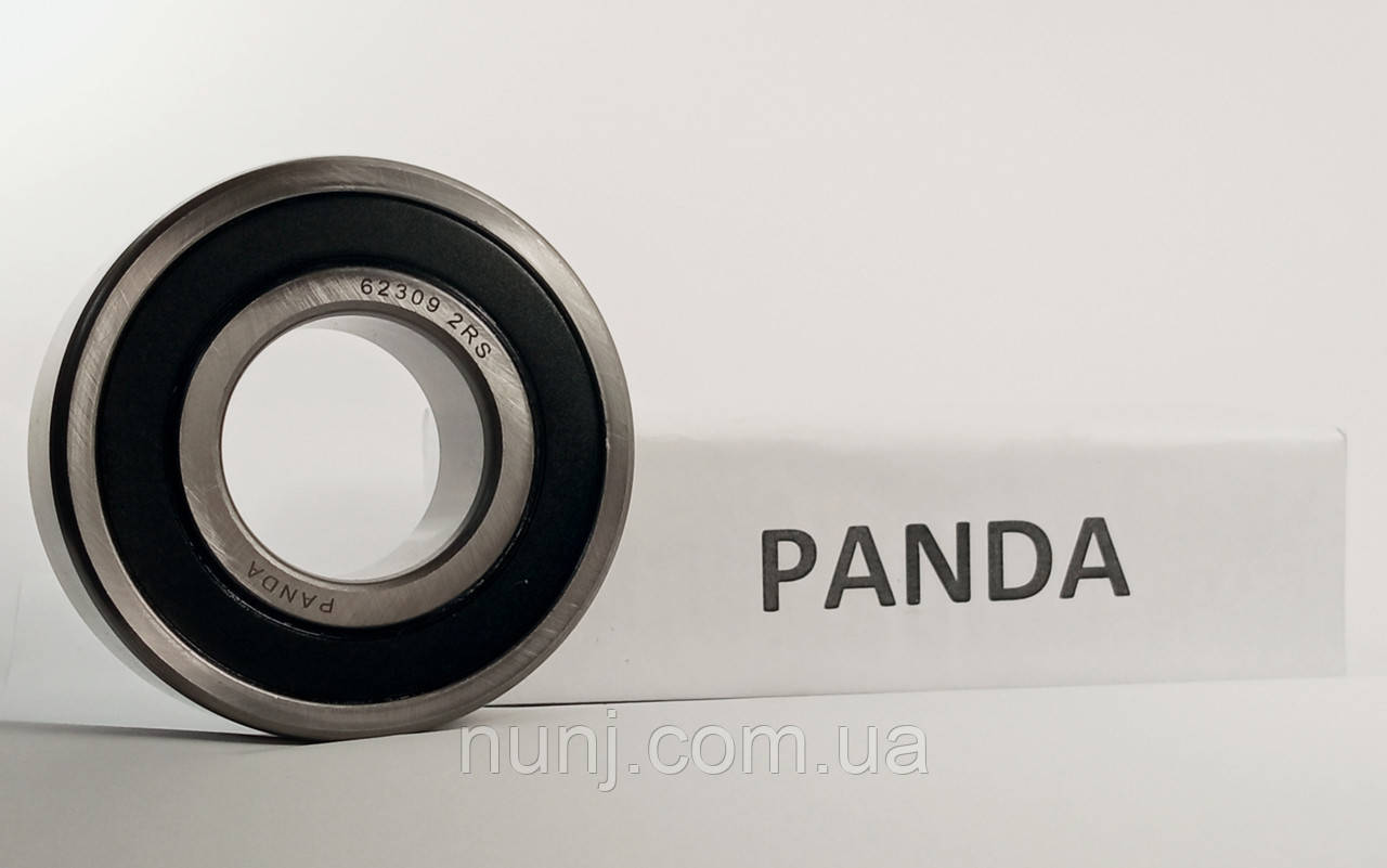 Підшипник 62309-2RS Panda (180609) розміри: 45*100*36 кульковий радіальний закритий, фото 1