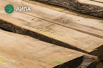 Дошка необрізна липи 32 мм, екстра ґатунок