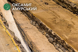 Дошка необрізна оксамиту амурського 32 мм, 1 ґатунок