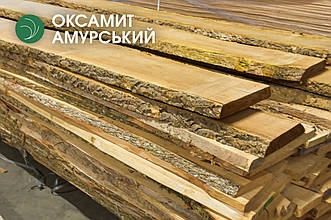 Дошка необрізна оксамиту амурського поштучно, 32х250х2300 мм, 1 ґатунок