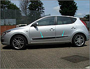 Молдинги на двері для Hyundai i30 FD 5Dr H/B 2006-2012