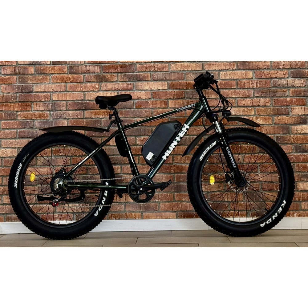 Електровелосипед-фетбайк Corso «Hunter» 26" HT-87390 з двигуном 500W, акумулятором 48V/15Ah та алюмінієвою рам
