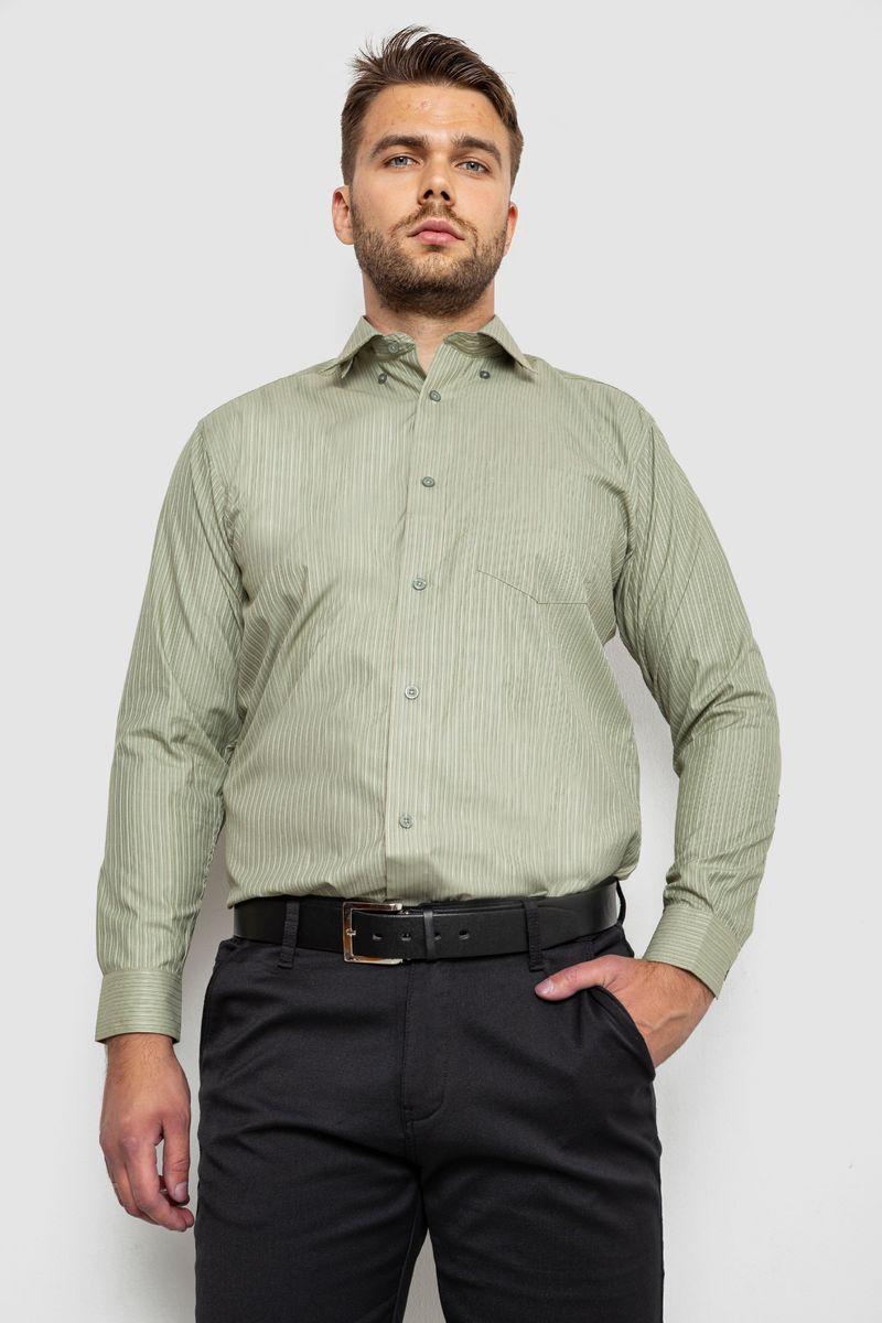 Сорочка чоловіча, колір оливковий, 244R881, фото 1