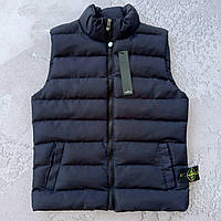 Жилетка чоловіча синя S M XL XXL Туреччина Жилет SI темно-синій