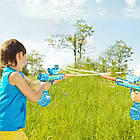 Водяний пістолет акумуляторний з резервуаром для води 425мл, USB / Електричний водний пістолет іграшковий, фото 2