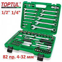 Набір інструмента 82 пр. 1/2, 1/4 Toptul GCAI8201 (Код2202)