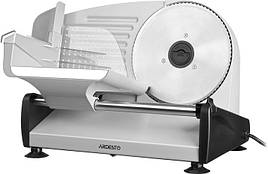 Слайсер електричний Ardesto SDK-200S Ломтерізка 150Вт ⌀190мм Нарізувач продуктів Сірий/Чорний