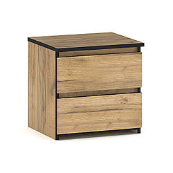 Стильна дитяча приліжкова тумба 40 см з шухлядами в дитячу підліткову кімнату ЛДСП Бруклін Мебель Сервіс