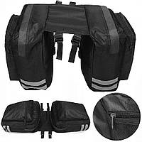 Велосипедна багажна сумка штани на багажник 30л,31,5х31,5 см DS