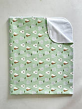 Дитяча пелюшка непромокаємий 70*50 см двухсторняя, бавовна мембрана, дитяча пелюшка непромокаюча бавовна