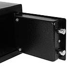 Меблевий сейф Malatec S8800 — чорний, 23×17×17 см, ключовий замок, фото 6