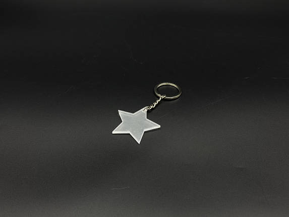 Брелок для сублімації акриловий двосторонній 45*45 мм, товщина 3 мм, фото 3