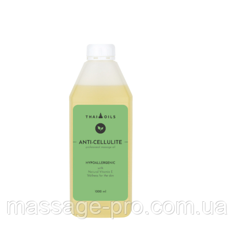 Масажна олія Thai Oils Anti-cellulite 1000 мл Антицелюлітна масажна олія