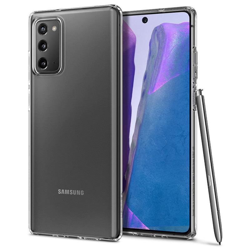 Чохол-накладка Spigen Liquid Crystal для Samsung Galaxy Note20 SM-N980 Прозорий (ACS01415), термополіуретан, фото 1